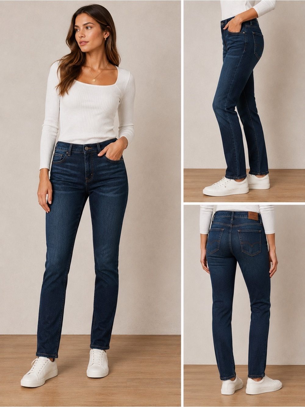 Simply Vera Vera Wang Dark Blue Skinny Jeans size 2